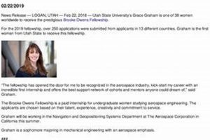 Study Aerospace Engineering at Utah State University! Innovating the Future of Flight with Reliable Aviation Solutions Study Aerospace Engineering at Utah State University! | Innovating the Future of Flight with Reliable Aviation Solutions
