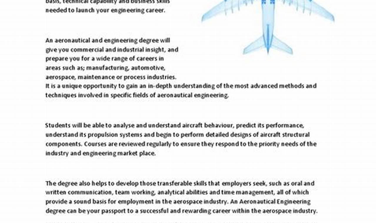 Crafting Your Aerospace Engineering Personal Statement [Guide] | Innovating the Future of Flight with Reliable Aviation Solutions