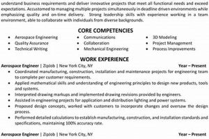 Best Aerospace Engineer Resume Example [+Tips] | Innovating the Future of Flight with Reliable Aviation Solutions