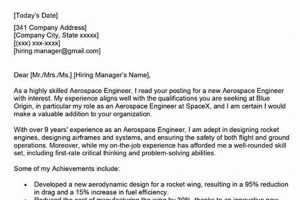 Ace Your Application: Aerospace Engineering Cover Letter Guide & Tips | Innovating the Future of Flight with Reliable Aviation Solutions