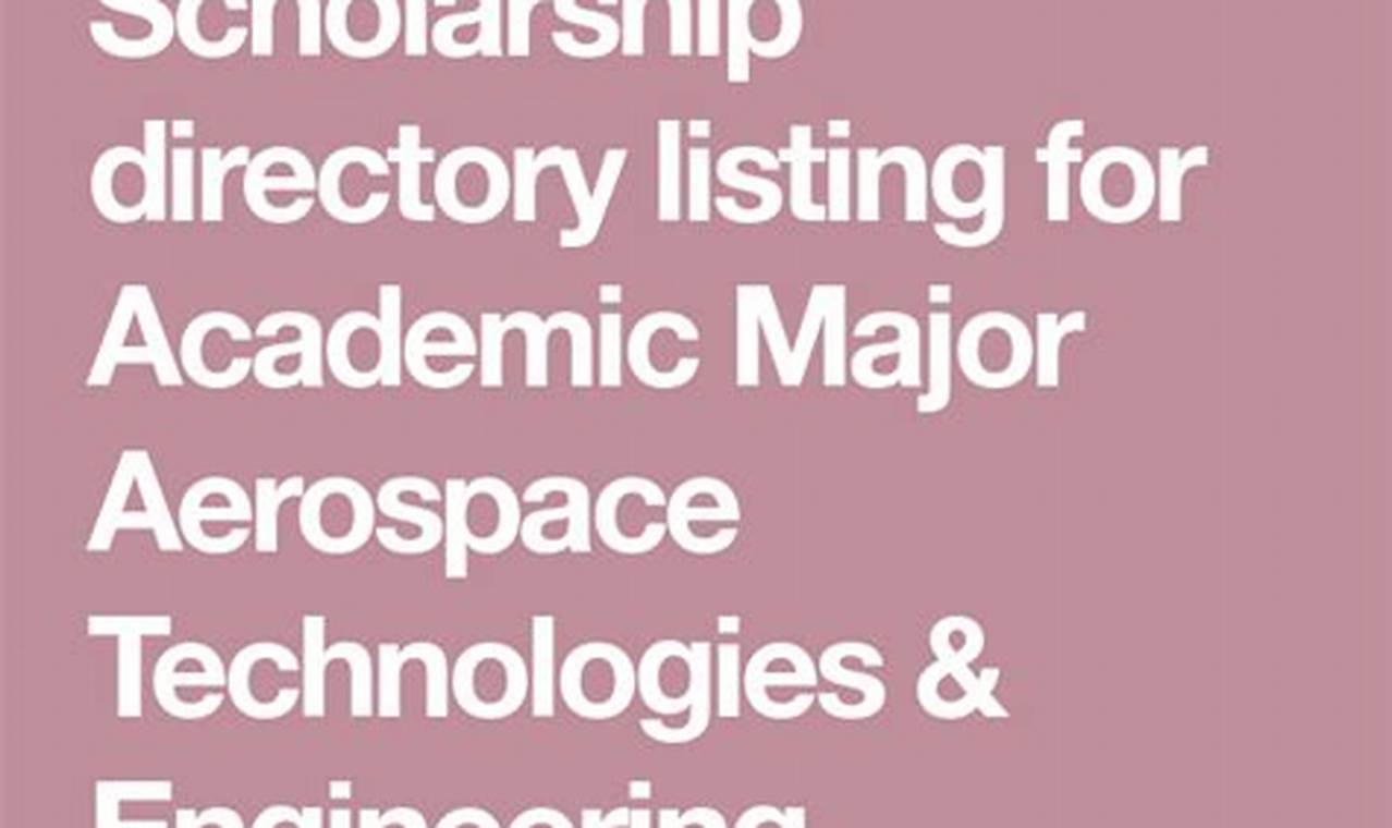 Unlock Your Dreams: The Vicki & George Muellner Aerospace Scholarship | Innovating the Future of Flight with Reliable Aviation Solutions