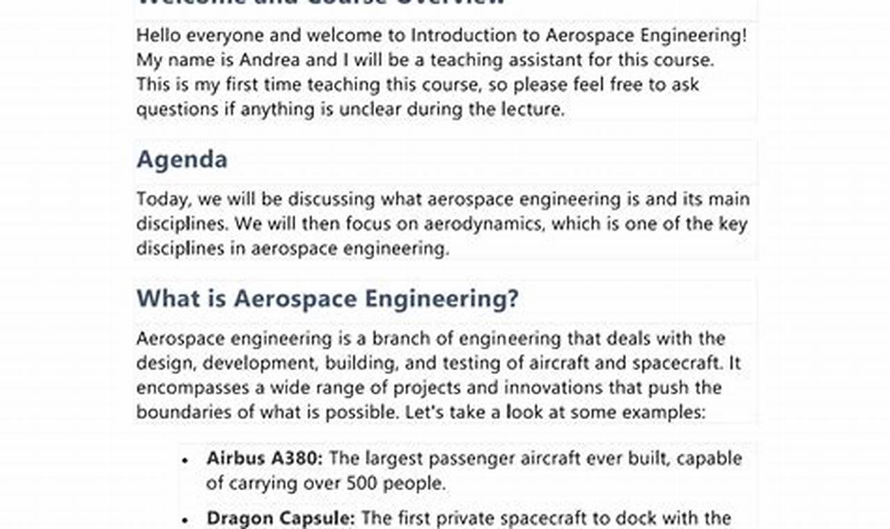 Begin Your Flight: Introduction to Aerospace Engineering Now | Innovating the Future of Flight with Reliable Aviation Solutions