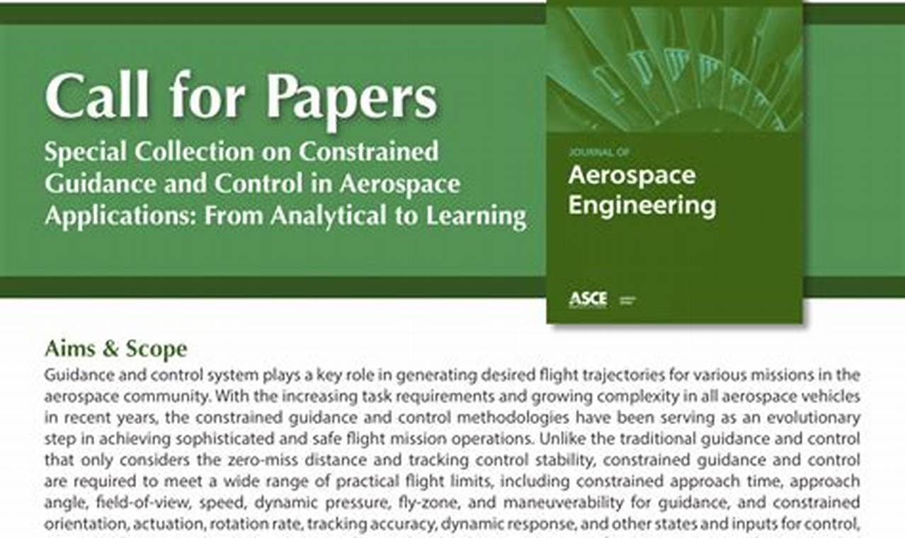 Best Journal of Aerospace Engineering ASCE: Guide | Innovating the Future of Flight with Reliable Aviation Solutions