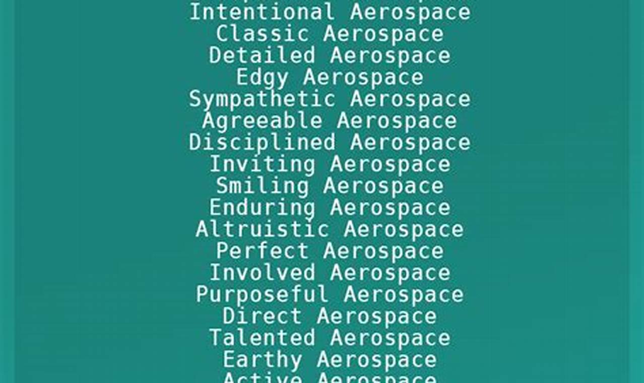 Naming Aerospace Companies: Key Elements & Tips | Innovating the Future of Flight with Reliable Aviation Solutions