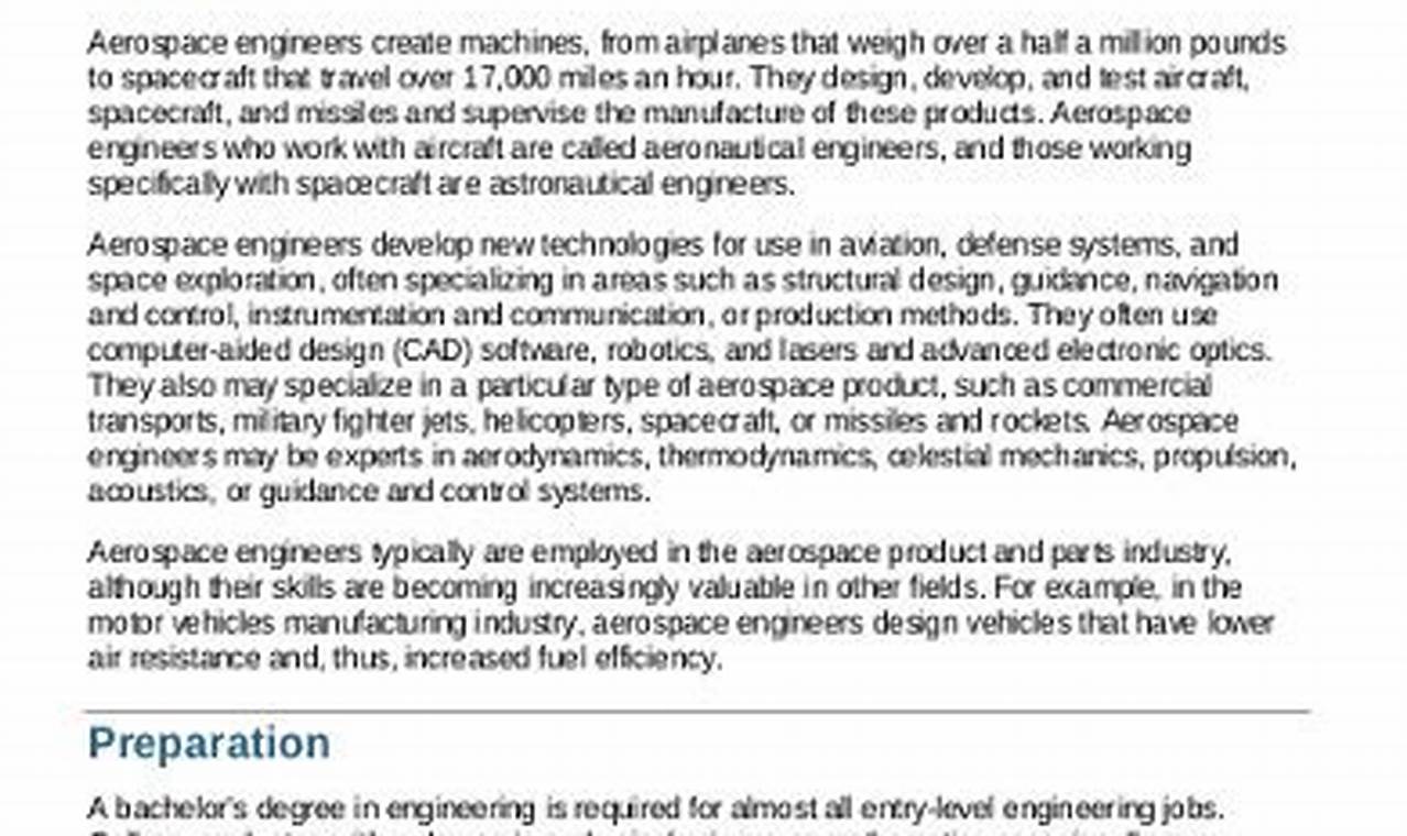 Your Aerospace Quality Engineer Job Description Guide + Tips Innovating the Future of Flight with Reliable Aviation Solutions Your Aerospace Quality Engineer Job Description Guide + Tips | Innovating the Future of Flight with Reliable Aviation Solutions