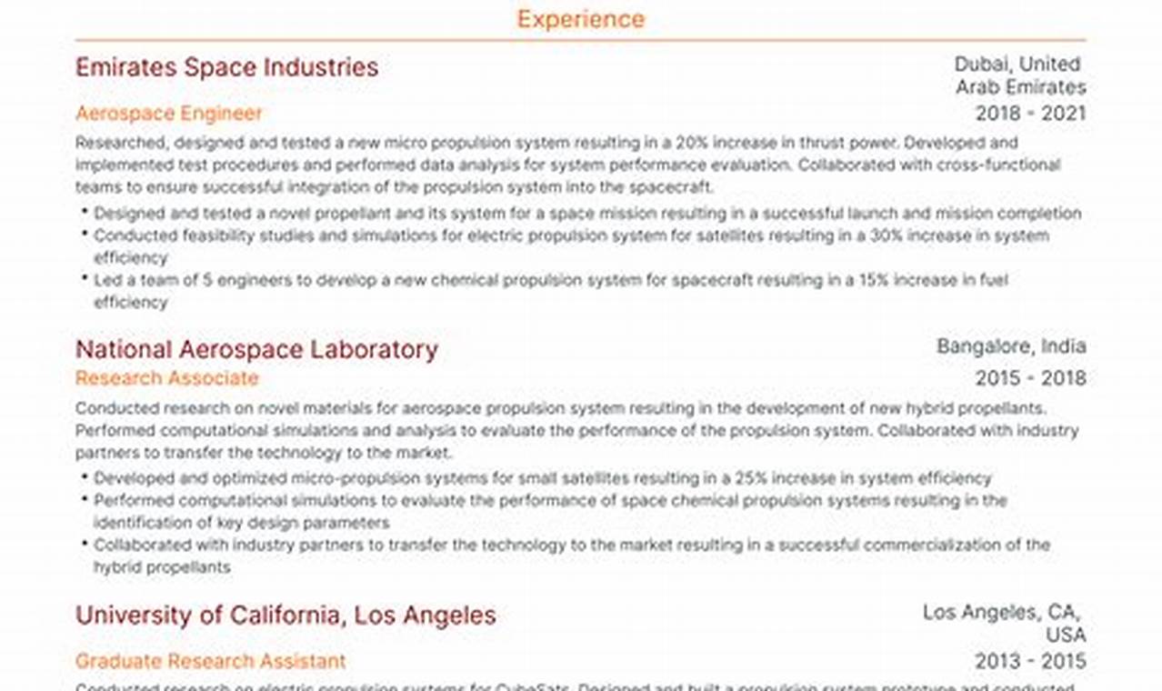 Ace Aerospace: Engineering Student Resume Tips + Examples | Innovating the Future of Flight with Reliable Aviation Solutions