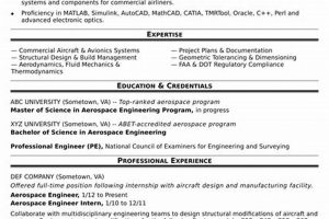 Best Aerospace Engineering Resume Template [Free] Guide | Innovating the Future of Flight with Reliable Aviation Solutions